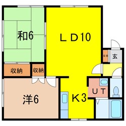 ライラックマンションの物件間取画像